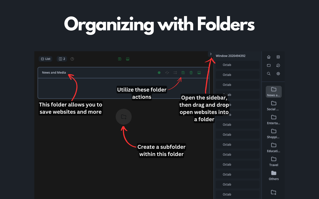 Octab - Smart Tab Manager chrome谷歌浏览器插件_扩展第1张截图