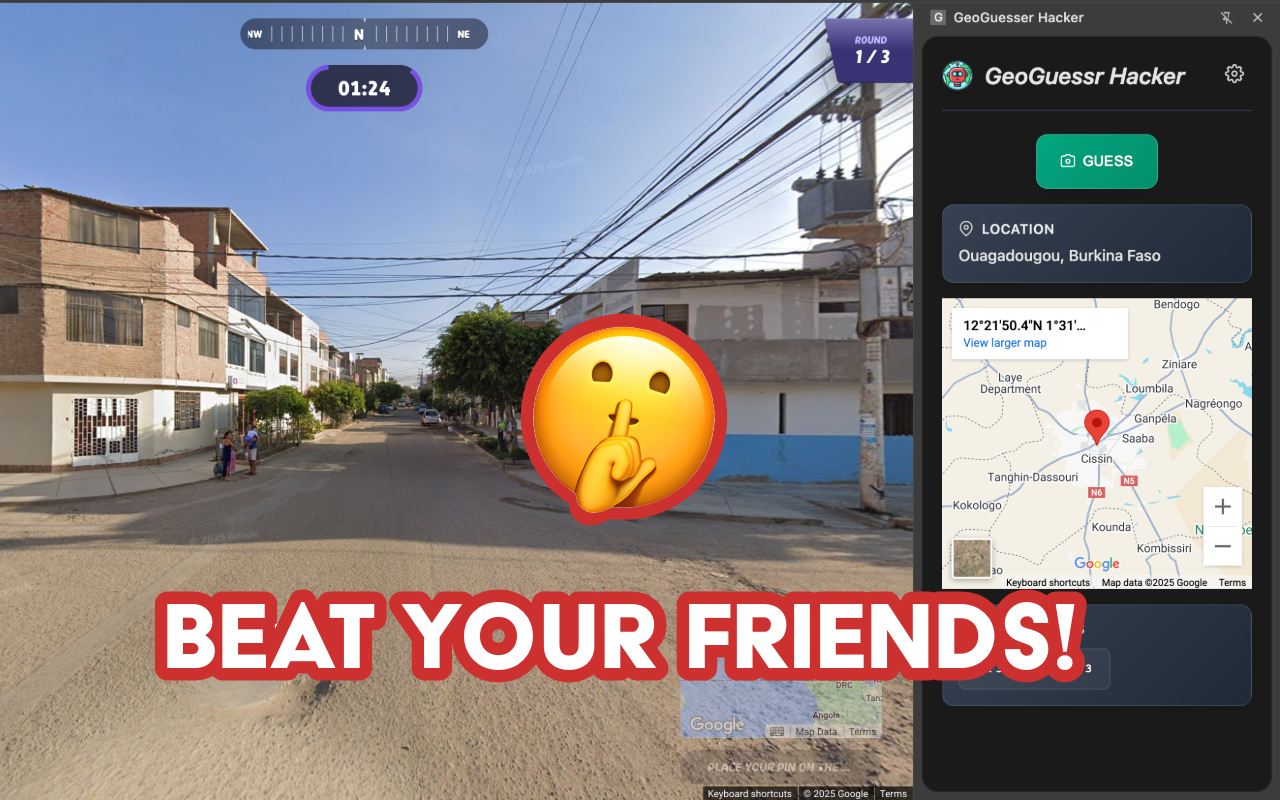 GeoGuesser Hacker chrome谷歌浏览器插件_扩展第3张截图