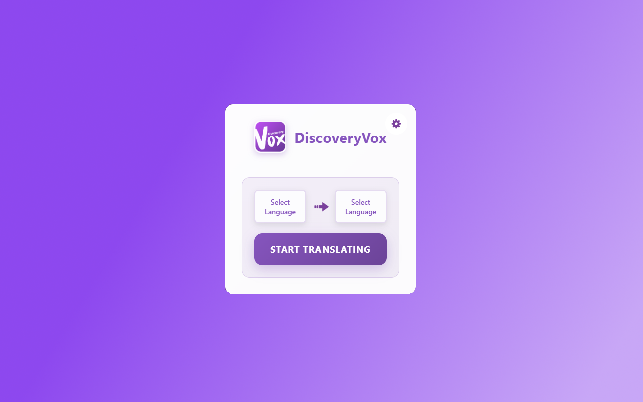 DiscoveryVox: Live Translation Tool chrome谷歌浏览器插件_扩展第1张截图