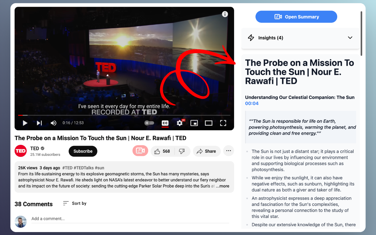 SummYT - YouTube Summarizer chrome谷歌浏览器插件_扩展第1张截图
