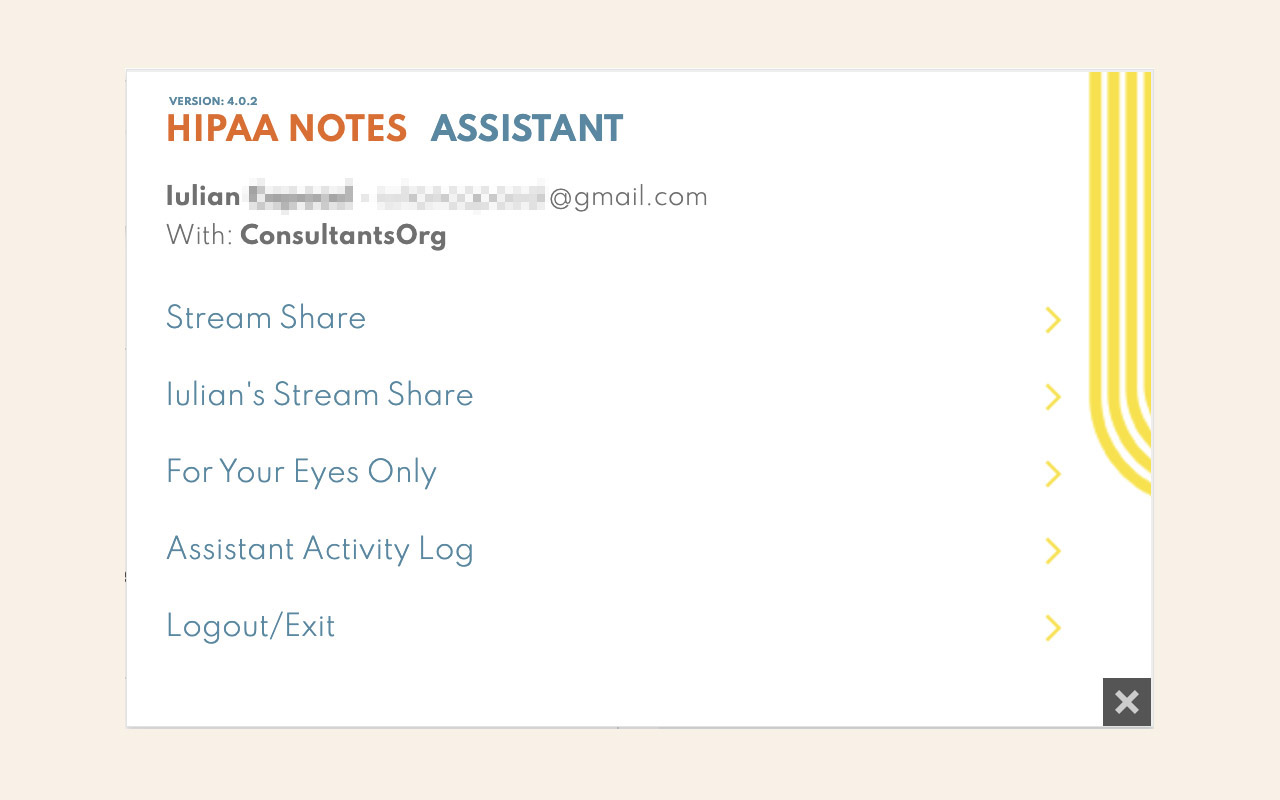 HIPAA Notes chrome谷歌浏览器插件_扩展第2张截图