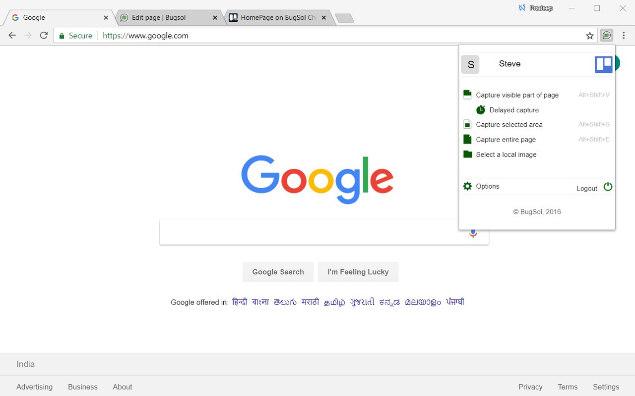 BugSol - A Bug Reporting Tool chrome谷歌浏览器插件_扩展第1张截图
