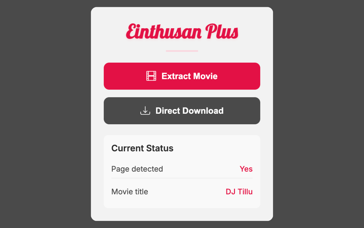 Einthusan Plus chrome谷歌浏览器插件_扩展第1张截图