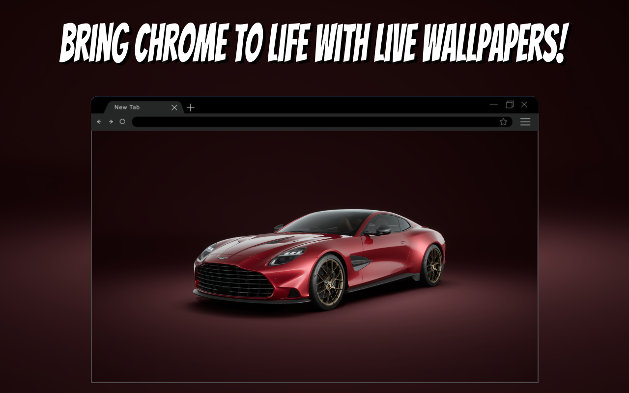 Aston Martin Vanquish Live Wallpaper New Tab chrome谷歌浏览器插件_扩展第1张截图