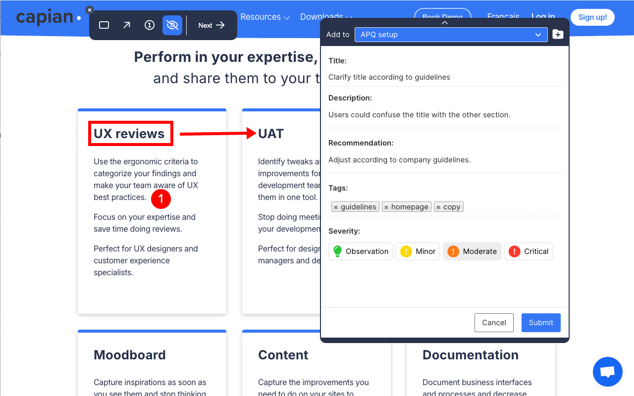 Capian chrome谷歌浏览器插件_扩展第3张截图