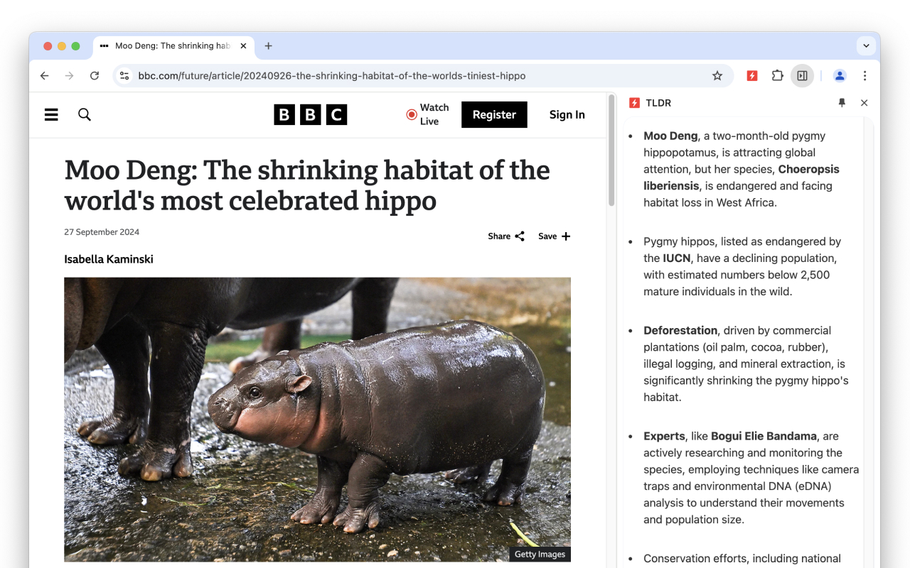 TLDR - Summarize webpages, YouTube videos and PDFs instantly chrome谷歌浏览器插件_扩展第3张截图
