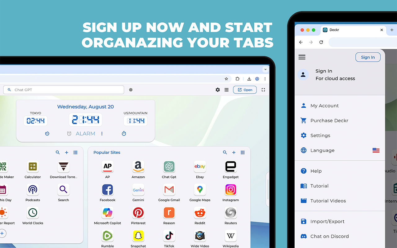 Deckr chrome谷歌浏览器插件_扩展第3张截图