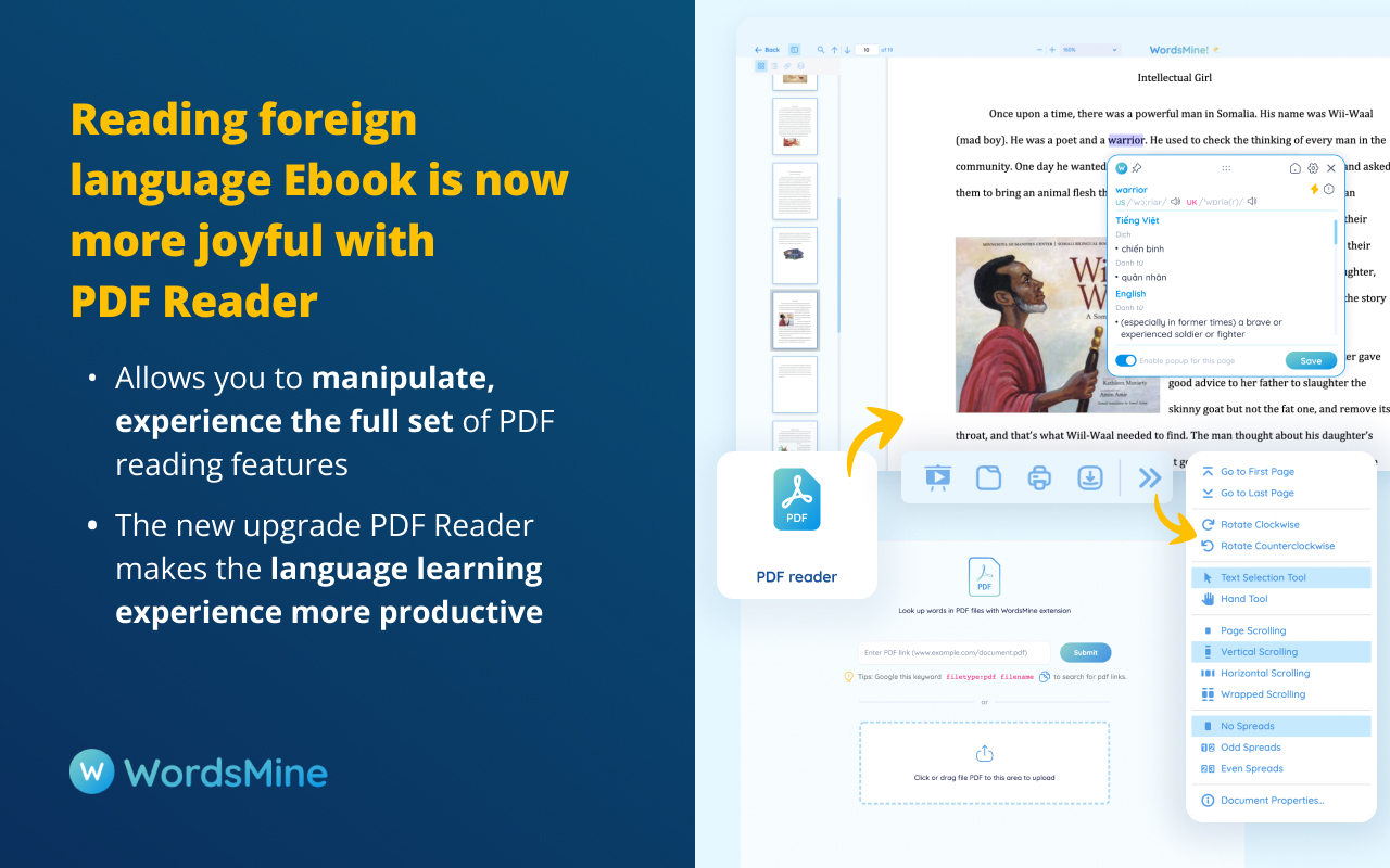 WordsMine! Your one-stop solution for vocabulary chrome谷歌浏览器插件_扩展第4张截图