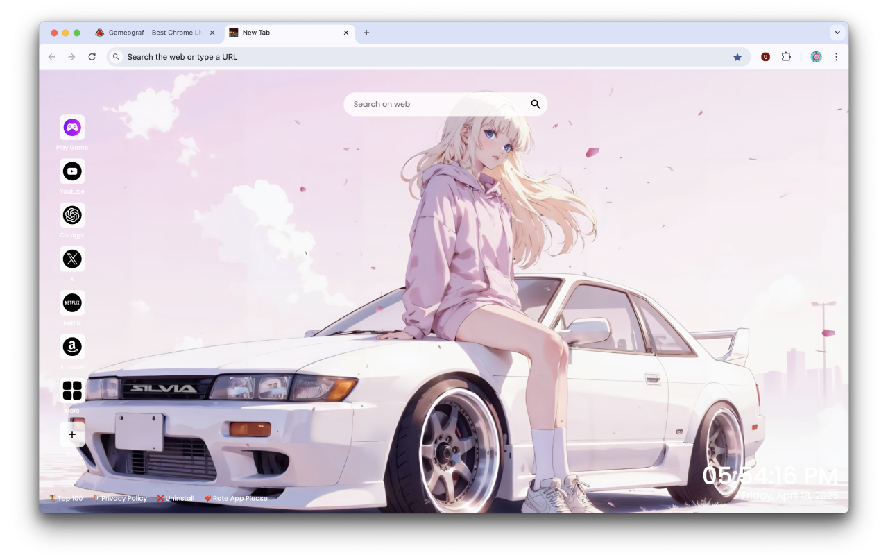 Nissan Silvia Live Wallpaper chrome谷歌浏览器插件_扩展第2张截图