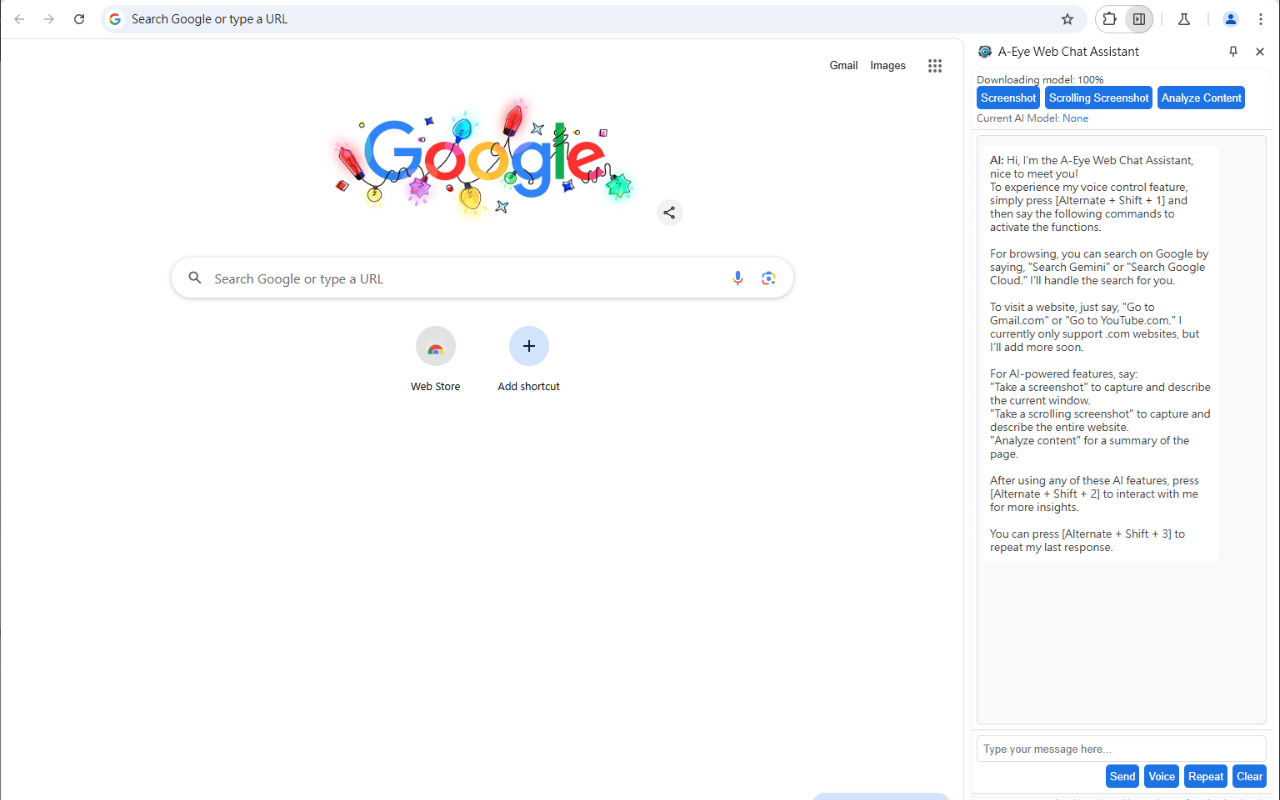 A-Eye Web Chat Assistant chrome谷歌浏览器插件_扩展第2张截图