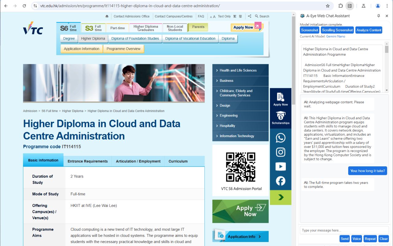A-Eye Web Chat Assistant chrome谷歌浏览器插件_扩展第3张截图