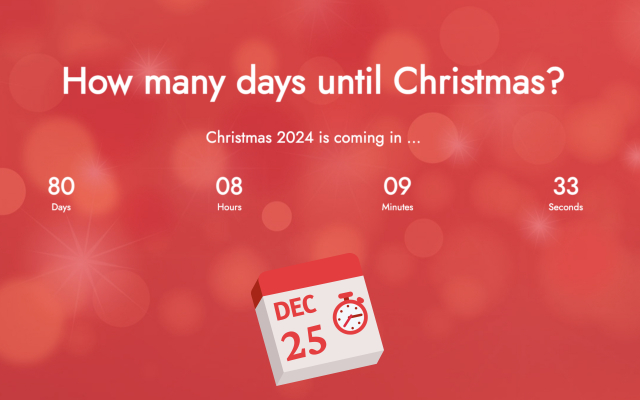 Christmas Countdown chrome谷歌浏览器插件_扩展第1张截图