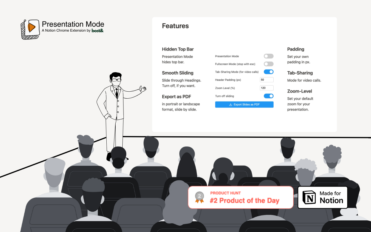 Presentation Mode for Notion chrome谷歌浏览器插件_扩展第2张截图