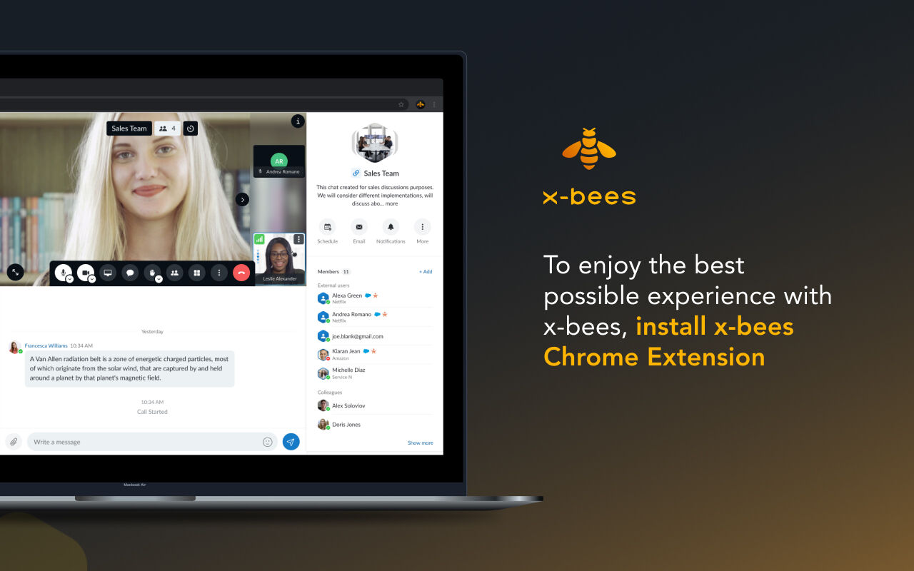 x-bees chrome谷歌浏览器插件_扩展第1张截图