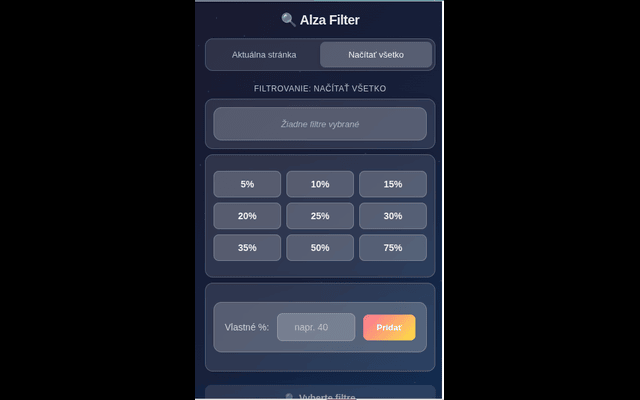 Alza Dni Kupónový Filter chrome谷歌浏览器插件_扩展第1张截图