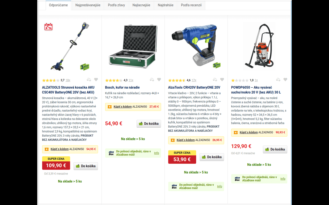 Alza Dni Kupónový Filter chrome谷歌浏览器插件_扩展第5张截图