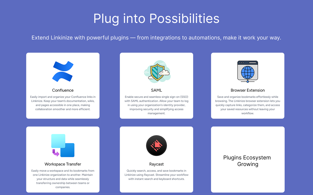 Linkinize - Bookmark Manager for Teams chrome谷歌浏览器插件_扩展第3张截图