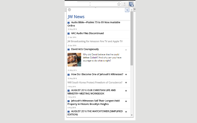 JW What is New? chrome谷歌浏览器插件_扩展第2张截图