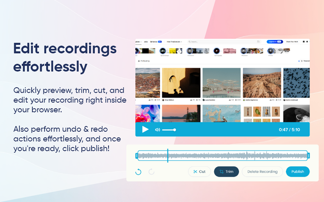 Adilo Screen & Audio Recorder - 4K HD chrome谷歌浏览器插件_扩展第4张截图