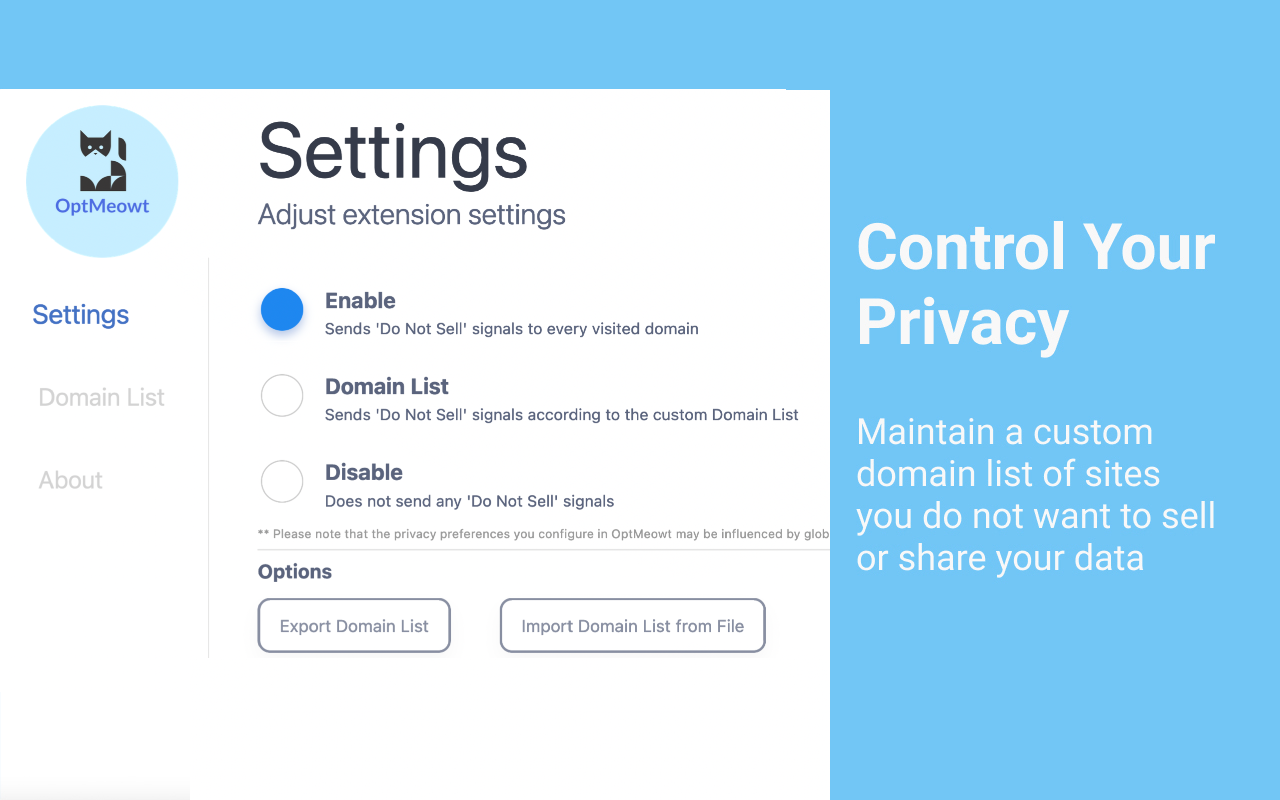 OptMeowt chrome谷歌浏览器插件_扩展第1张截图