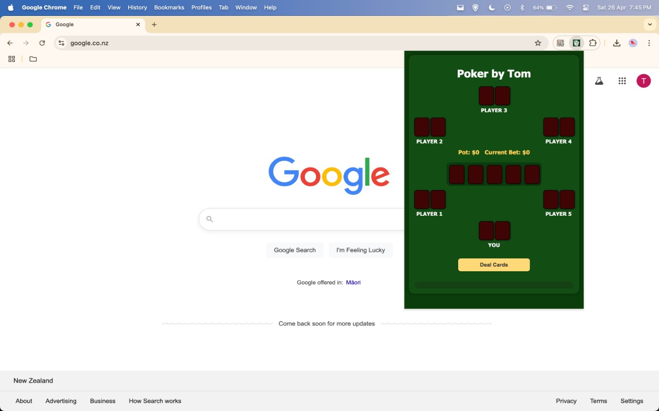 Poker By Tom chrome谷歌浏览器插件_扩展第3张截图