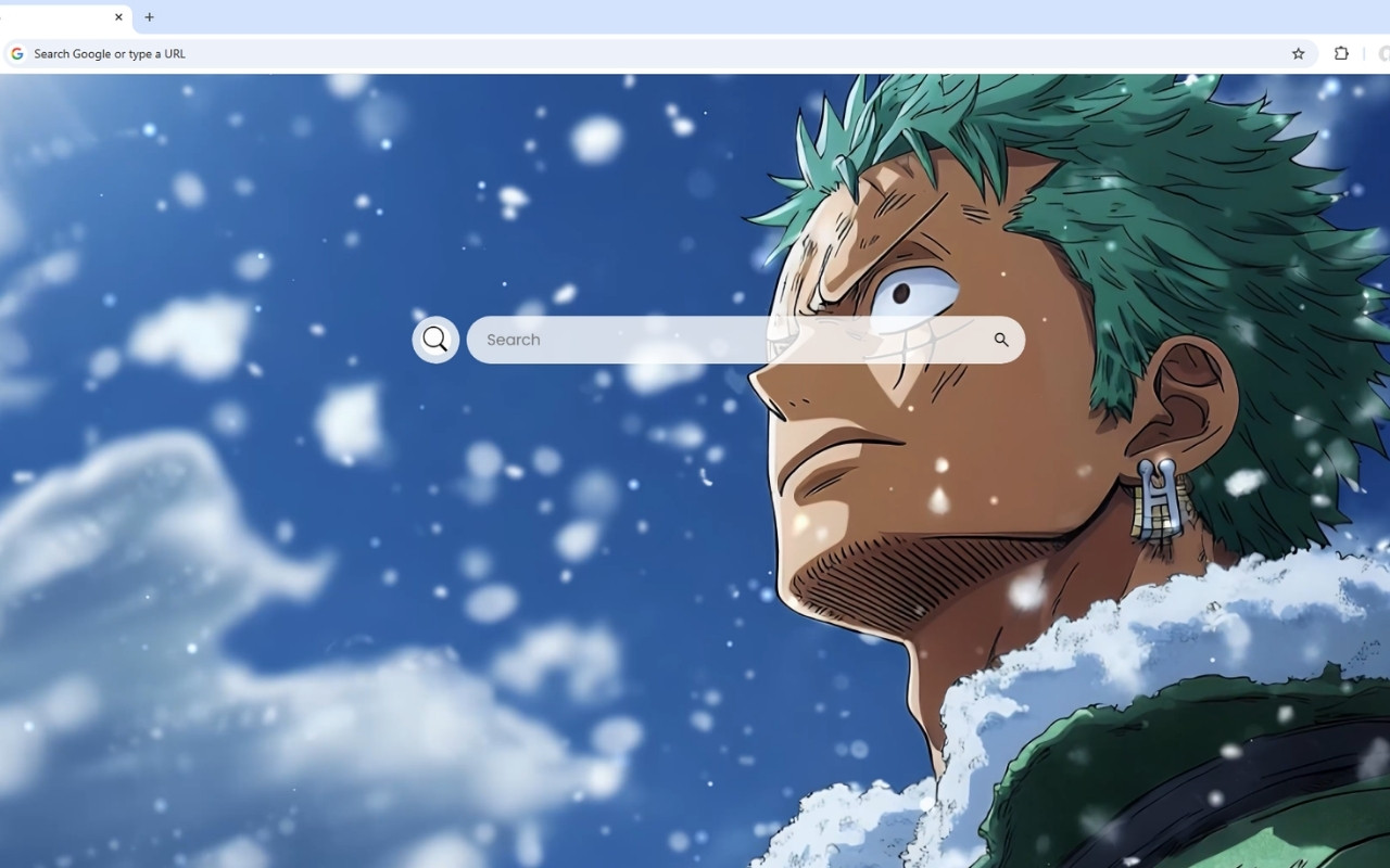 Zoro Winter One Piece Live Wallpaper chrome谷歌浏览器插件_扩展第5张截图
