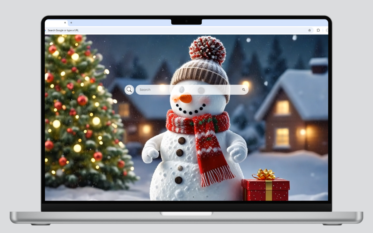 Snowman Live Wallpaper chrome谷歌浏览器插件_扩展第3张截图