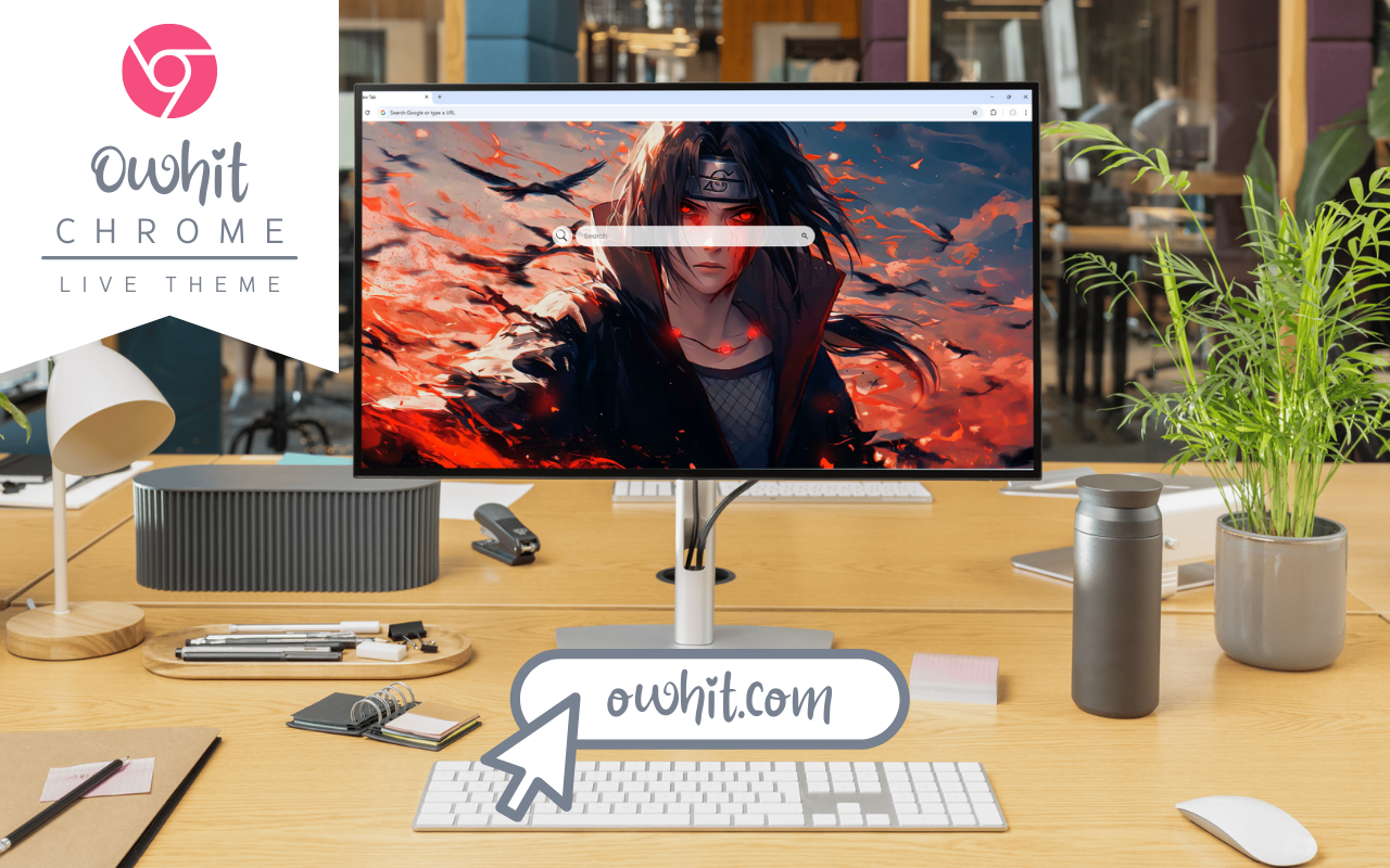 Itachi Uchiha: Mystery and Power in a Live Theme chrome谷歌浏览器插件_扩展第1张截图