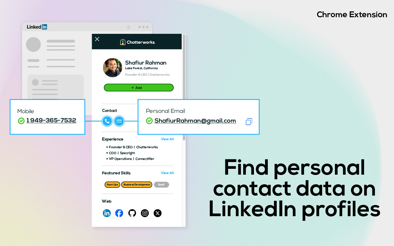 Chatterworks chrome谷歌浏览器插件_扩展第5张截图