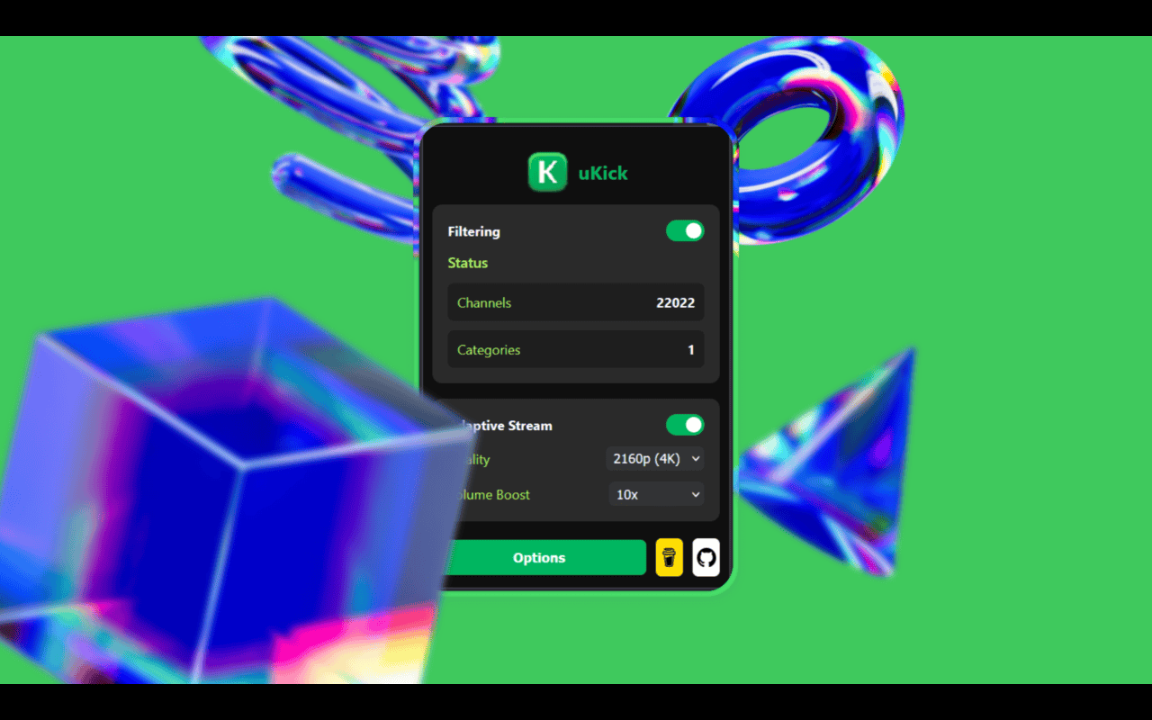 uKick — Block & Stream Tweaks for Kick chrome谷歌浏览器插件_扩展第3张截图