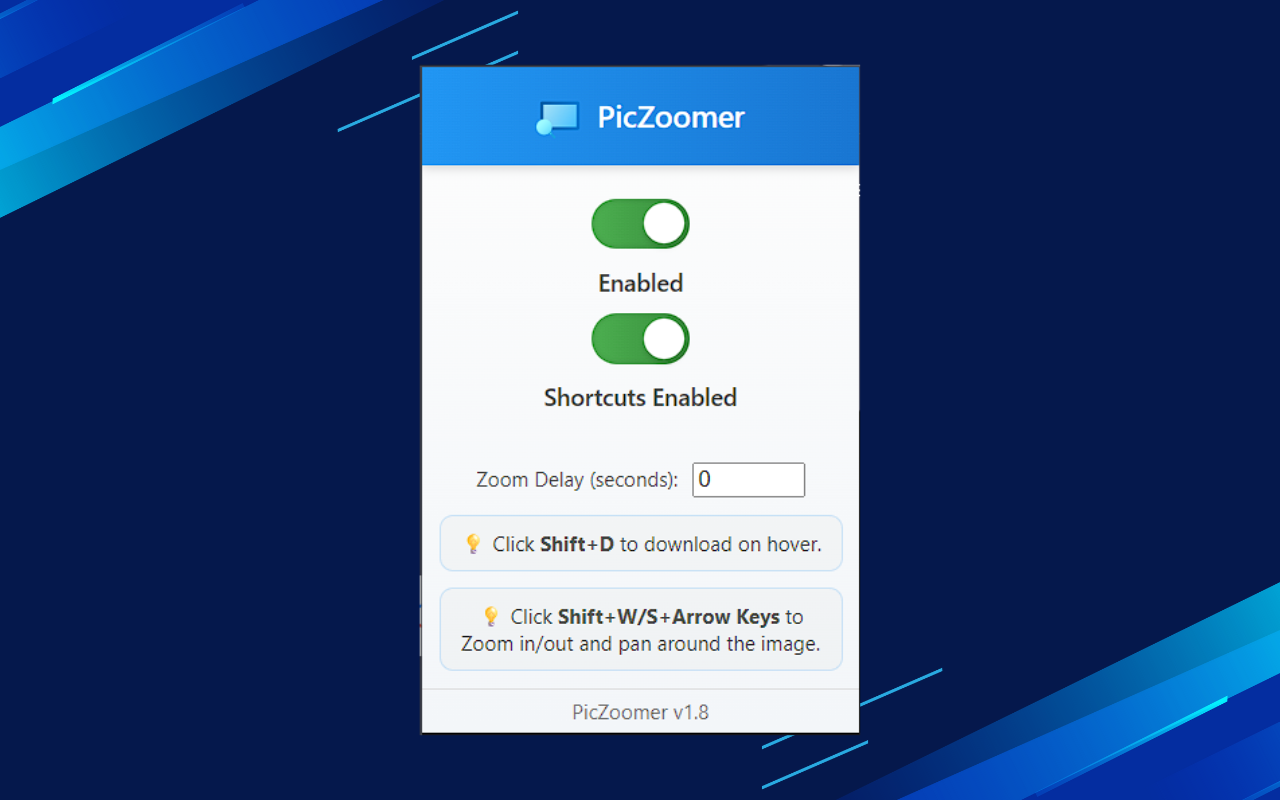 PicZoomer chrome谷歌浏览器插件_扩展第1张截图