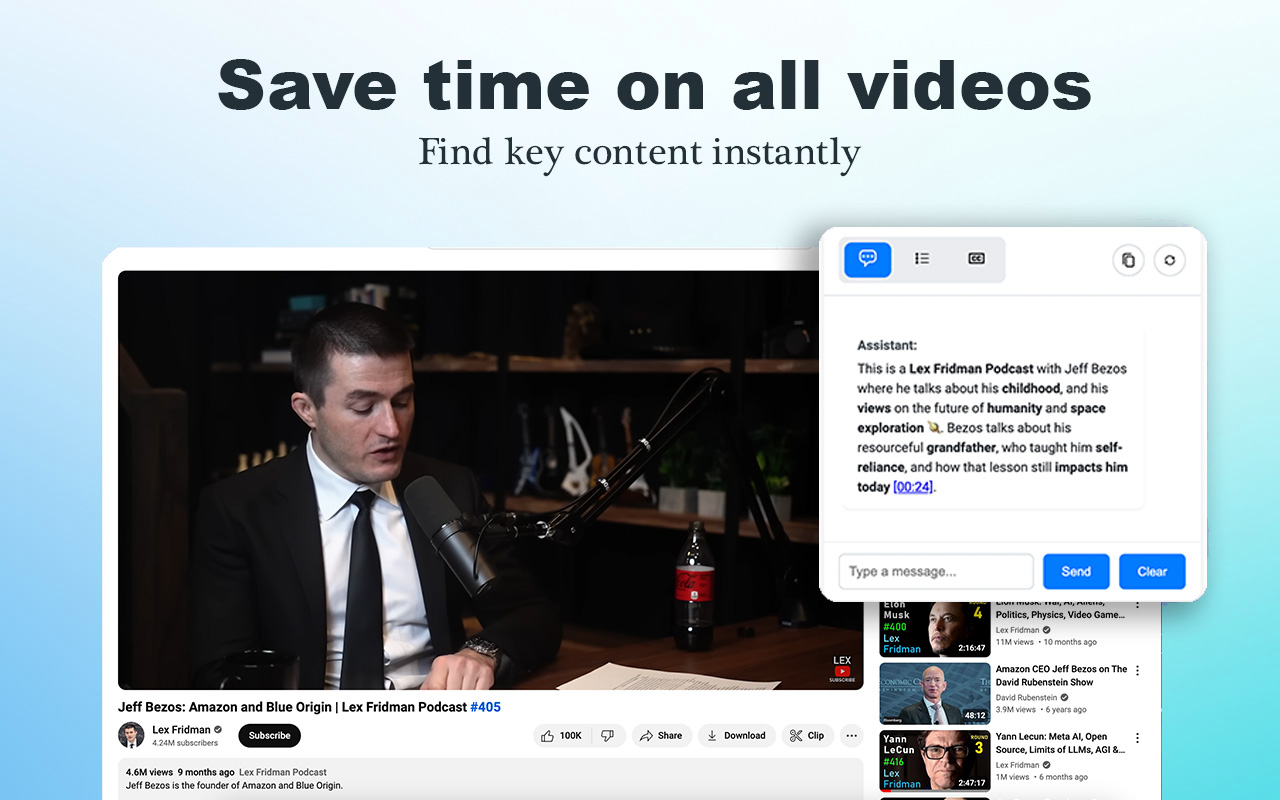 Palo - Youtube AI Chat Assistant chrome谷歌浏览器插件_扩展第2张截图