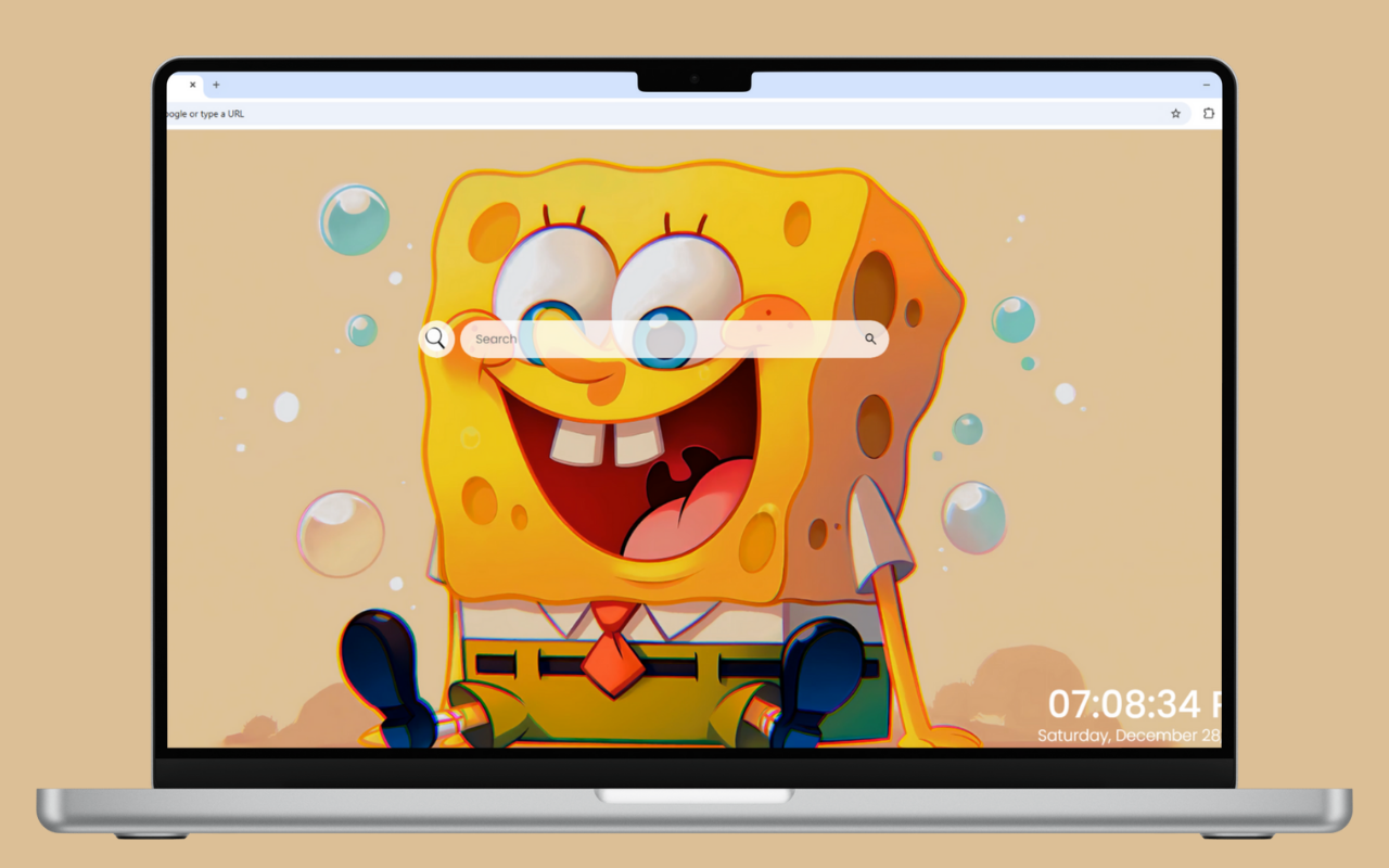Sponge Bob Live Wallpaper chrome谷歌浏览器插件_扩展第2张截图