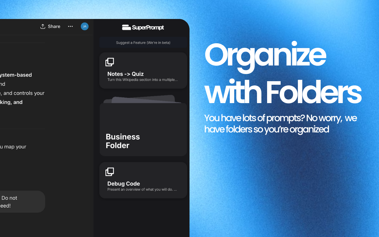 SuperPrompt - AI Prompt Saving Tool chrome谷歌浏览器插件_扩展第4张截图