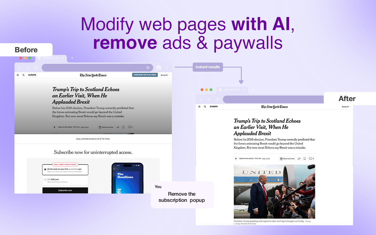 Robomonkey: Chat to Build AI-powered Extensions & Automations (Userscripts) chrome谷歌浏览器插件_扩展第2张截图