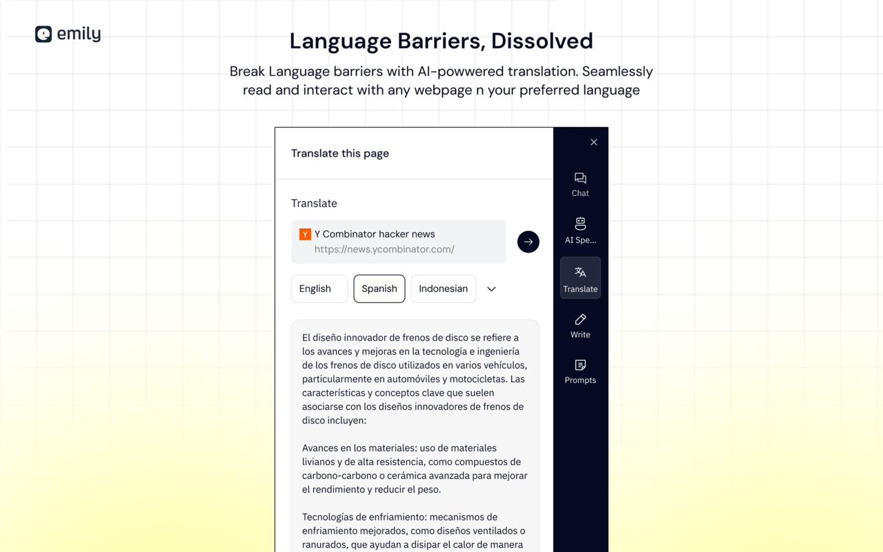 Emily chrome谷歌浏览器插件_扩展第2张截图