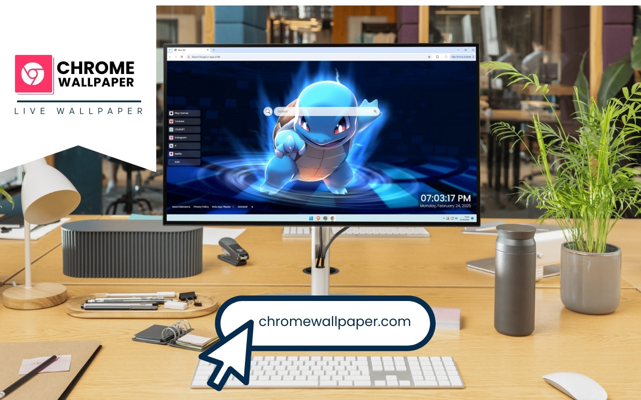 Squirtle Live Wallpaper chrome谷歌浏览器插件_扩展第2张截图