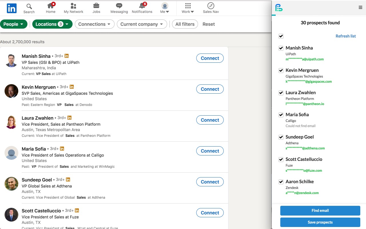 ProspectDaddy Email Finder chrome谷歌浏览器插件_扩展第2张截图