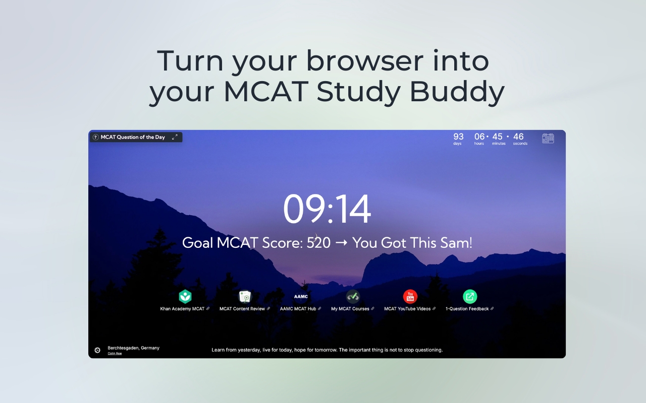 MCAT Buddy by MedLife chrome谷歌浏览器插件_扩展第4张截图