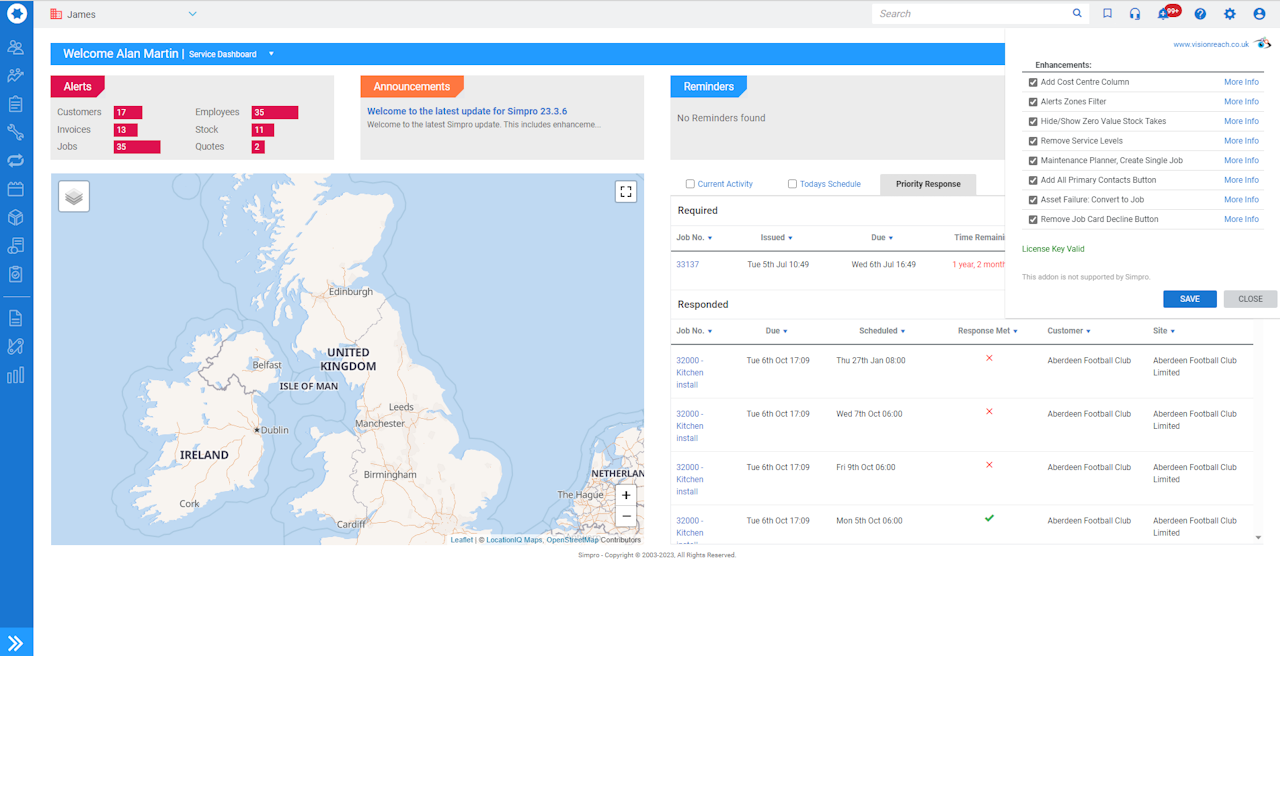 Simpro Premium Enhancement Pack chrome谷歌浏览器插件_扩展第1张截图