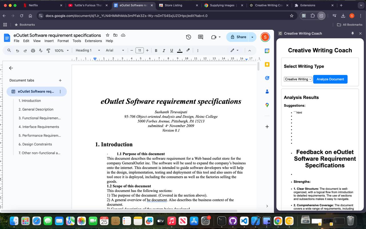 Creative Writing Coach chrome谷歌浏览器插件_扩展第2张截图