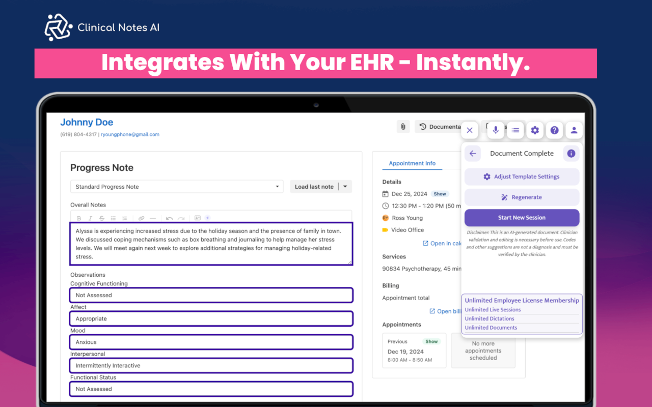 Clinical Notes AI chrome谷歌浏览器插件_扩展第2张截图