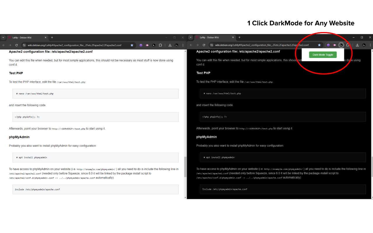 Simple Dark Mode chrome谷歌浏览器插件_扩展第1张截图