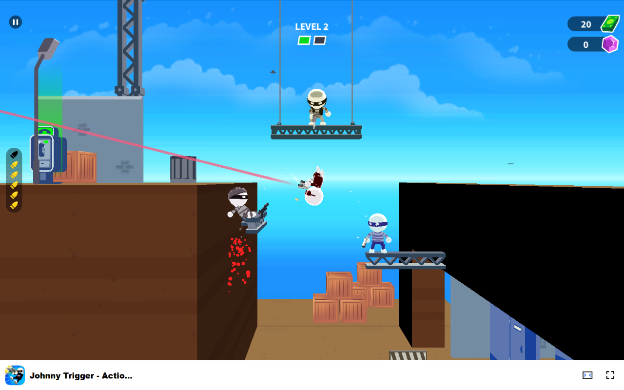 Johnny Trigger - Action Shooter 游戏 - 小心瞄准，避免伤害人质！ chrome谷歌浏览器插件_扩展第5张截图