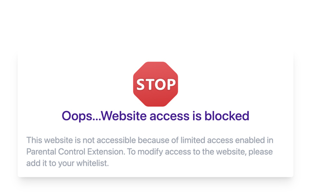 Parental Control | Safe browsing for kids chrome谷歌浏览器插件_扩展第1张截图