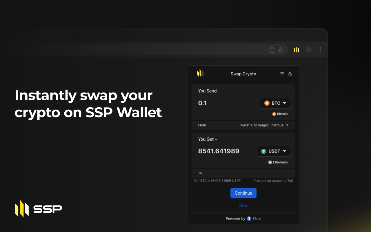 SSP Wallet chrome谷歌浏览器插件_扩展第1张截图