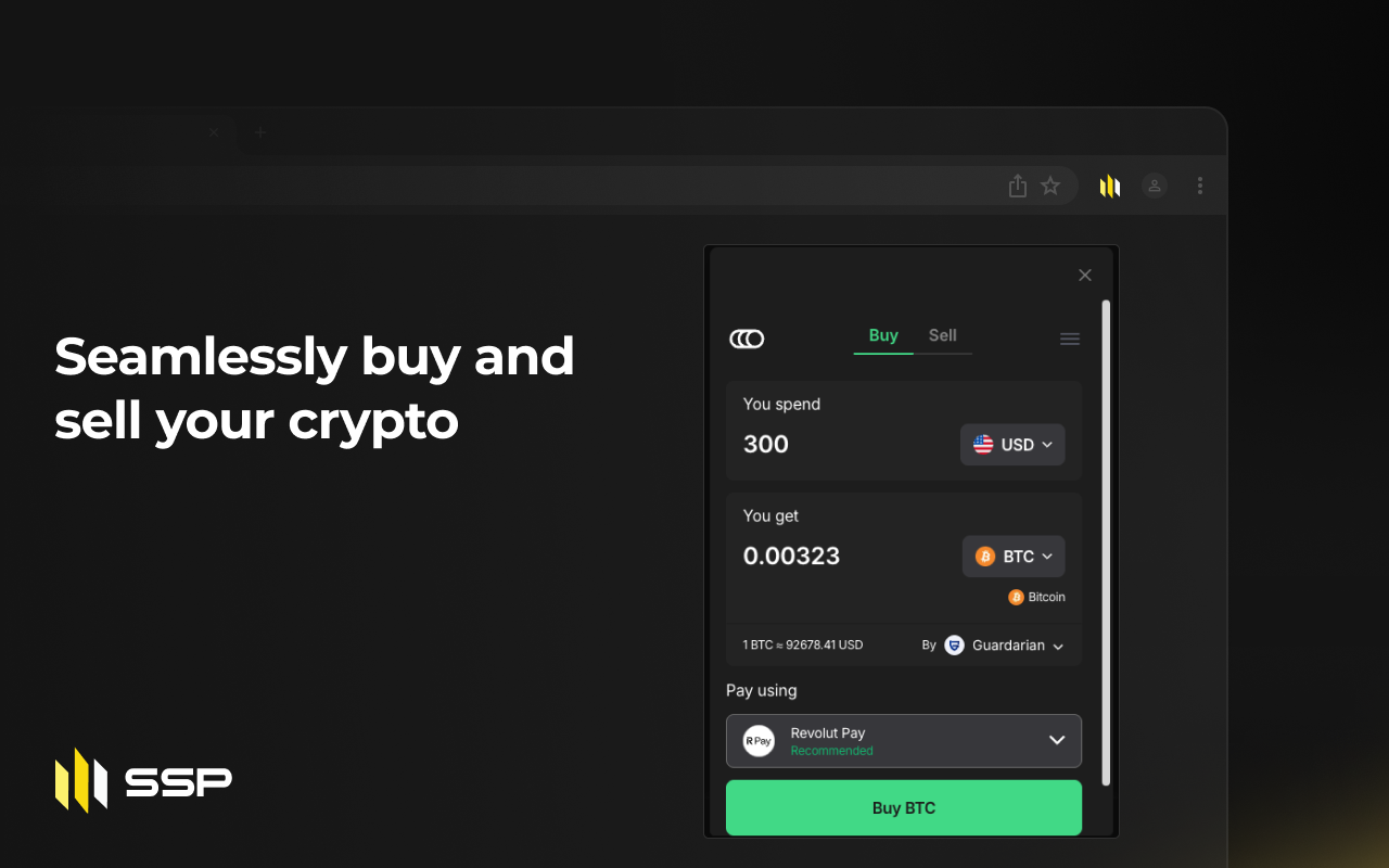 SSP Wallet chrome谷歌浏览器插件_扩展第2张截图