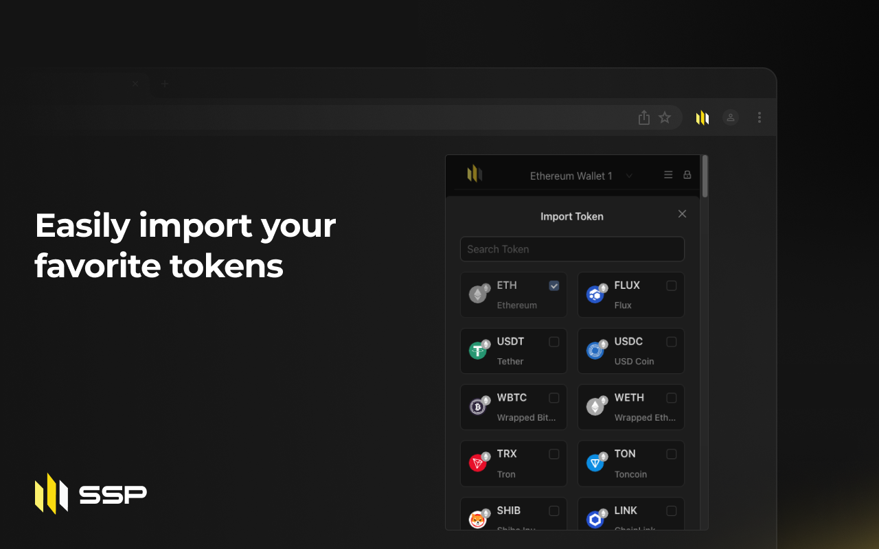 SSP Wallet chrome谷歌浏览器插件_扩展第5张截图
