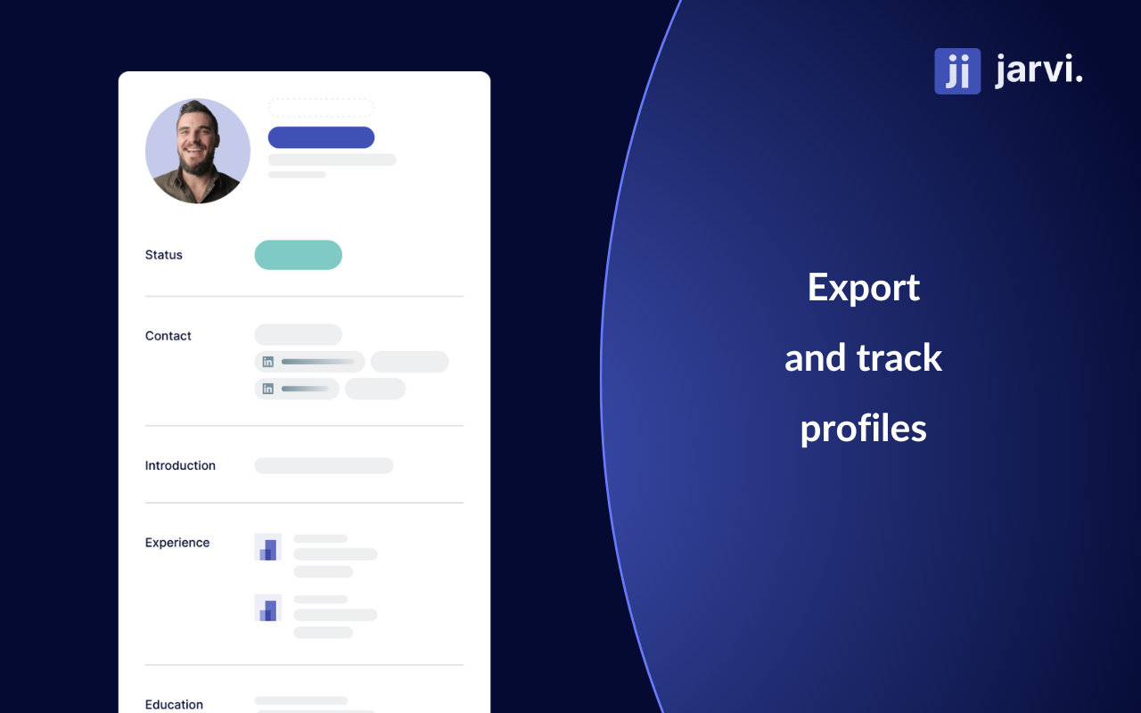 Jarvi - ATS and CRM connected to LinkedIn chrome谷歌浏览器插件_扩展第3张截图
