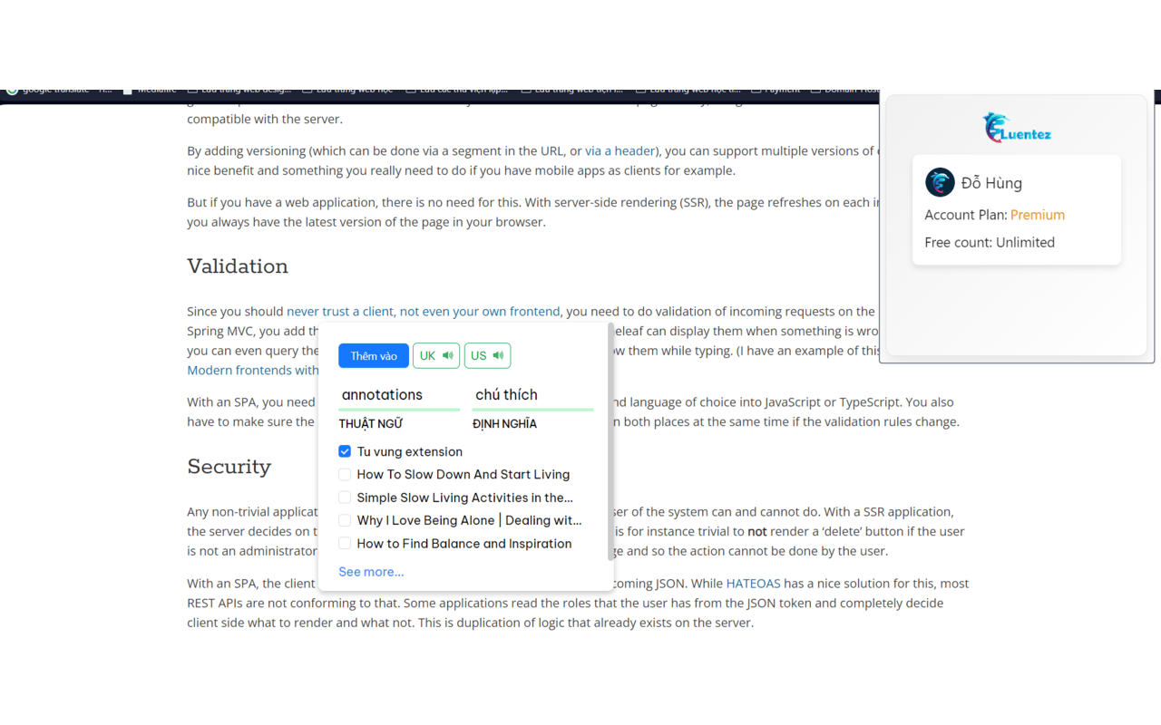 Fluentez-extension chrome谷歌浏览器插件_扩展第1张截图